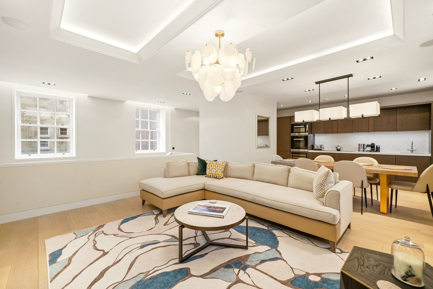 Reception, dining & kitchen