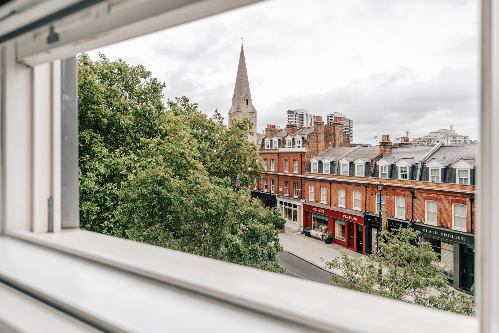 The view over Pimlico Road