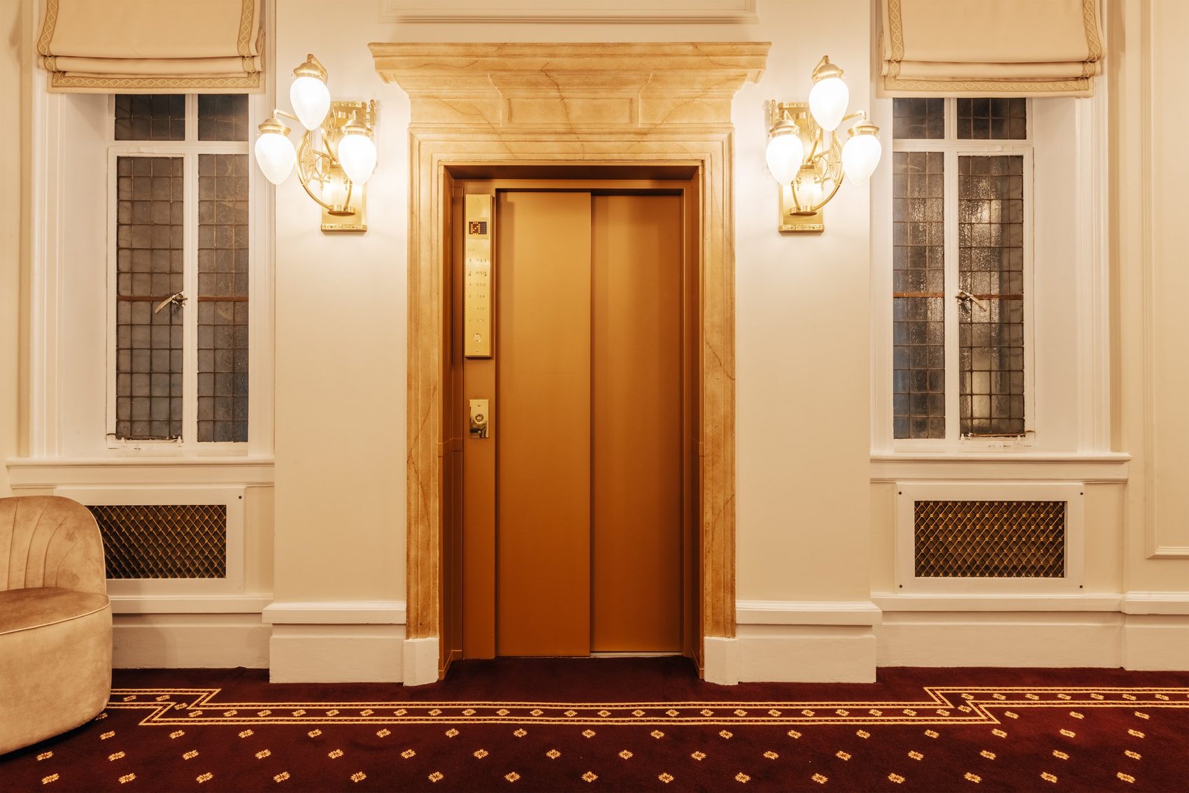 Claridge House, communal areas